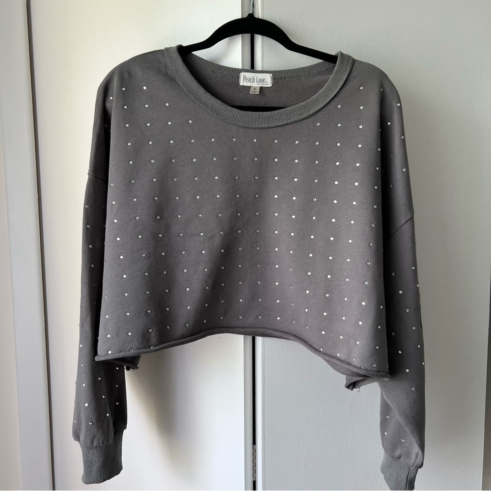 Cropped sweatshirt